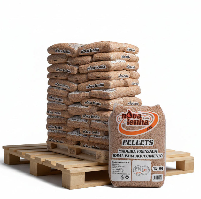 Pellets Nova Lenha 77 sacos 15kg